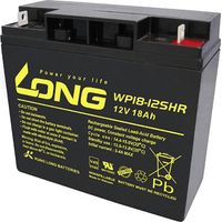Long WP18-12SHR Bleiakku 12 V 18 Ah Schwarz