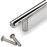 10er Pack - Stangengriff/ Relinggriff G11 BA 128 mm Chrom poliert