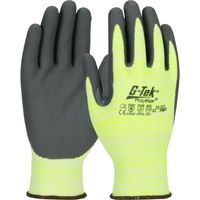 Guanti da lavoro con rivestimento in schiuma di nitrile G-TEK (confezione da 12) Giallo / Grigio 6