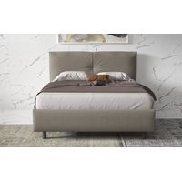Letto matrimoniale contenitore 162x200 – Design essenziale e praticità quotidiana - MUST Tortora
