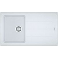 Franke Basis - Lavello in fragranite BFG 611-86, 86x50 cm, bianco-ghiaccio 114.0494.912