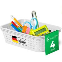 4x Novaliv Aufbewahrungsbox 4x Aufbewahrungskorb Rattan