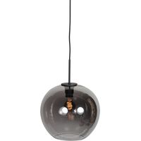 Mexlite - suspension - HaloSwap - noir - verre verre fumé - lampe