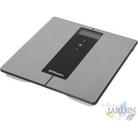Digitale Badezimmerwaage aus Edelstahl Badezimmerwaage mit 100-g-Genauigkeit Maximale Tragkraft 180 kg Touch-Aktivierung