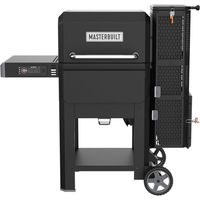 Barbecue à charbon 600 – Modes de cuisson : fumage, grill, cuisson lente – Hauteur 110cm, Largeur 60cm – Pour professionnels – Masterbuilt