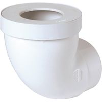 Kurzer gebogener WC-Abflussrohr 90° - Ø85 bis 107 Ø93