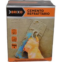 CEMENTO GRIGIO REFRATTARIO MALTA PER CAMINO BARBECUE FORNO DA KG 5 (01595)