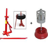 Démonte Pneu manuel Auto 13 à 21'' + Equilibreuse de Roue manuelle portable