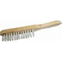 Nylonbürste mit Holzstiel