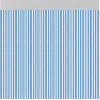 Acudam Rideau Brescia Bleu Portes Extérieures PVC Aluminium 90 x 210 cm