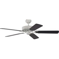 Ventilateur de plafond Potkuri Blanc / Noir