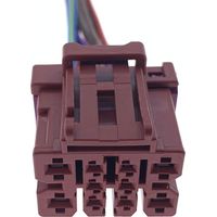 Volkswagen Audi Sitz-Kabelbaumstecker 4F0 937 733 B, Stecker/Buchse, 10 Pins Einzelstecker 4F0 937 743 B.