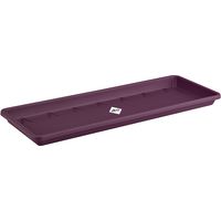 Elho Barcelona Trough Saucer 70 Porpora acero Sottovaso Rettangolare