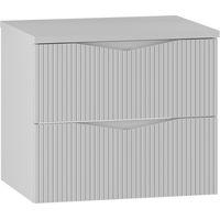 Waschtischunterschrank 60.6cm Tao mit 2 Schubladen, Weiß