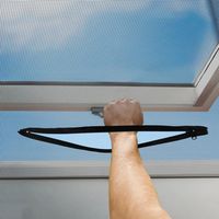 3x Öffnung zum Durchgreifen für Fliegengitter Dachfenster – Reißverschluß Mückennetz Fenster-Zugang für Insektenschutz & Moskitonetz Fenster