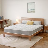 DEWINNER Materasso singolo 140x190, altezza 20 cm, molle insacchettate + schiuma, sostegno perfetto, traspirante, media durezza, ortopedico