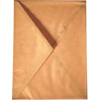 Sobres amarillos Blasetti 18x24 cm 80 g/m² con solapa puntiaguda engomada, paquete de 500 unidades