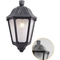 Aplique IESSE 1xE27 IP55 resina negra