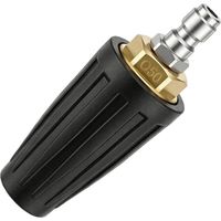 Rotating Turbo Nozzle for Pressure Washer, 4000 PSI High Pressure Washer Nozzles with 1/4 Inch Quick Connect, Heavy Duty Ceramic Core Spray Tip for Concrete, Brick, Garden and Car Cleaning