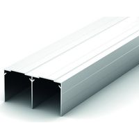 Rail haut de placard coulissant RH82/25 - 2550 mm - blanc - SEED GAMMISTE