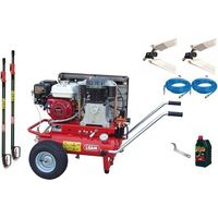 Lisam Professional LM200 kit d'olives 2 opérateurs Compresseur Honda 2 moissonneuses