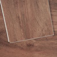 VEVOR Piastrelle per Pavimenti in Vinile a Incastro 1220 x 185 mm 10 Pezzi Spessore 5,5 mm Pavimento con Venature del Legno Marrone Scuro per Cucina, Camere da Letto, Bagni, Facile per Decorare Casa