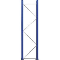 eurokraft pro Telaio per scaffali per palette smontato blu