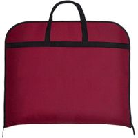 Kleidersack zum Aufhängen, Oxford-Kleideraufbewahrungstasche für Damen und Herren, Kleidersack, Anzughülle für Uniformen, Kostüme, Hemden und Mäntel-Red