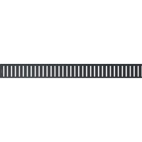Alca - Griglia per canale lineare a pavimento 55 cm, nero opaco PURE-550BLACK