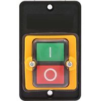 Commutateur à Bouton Poussoir, AC220V / 380V 10A Bouton Poussoir Étanche Interrupteur Sécurité Interrupteur à Bouton-Poussoir ON/OFF pour Machines Textiles d'Équipement Mécanique