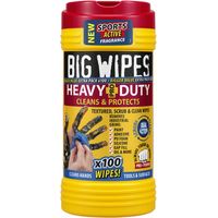 Big Wipes X100 Heavy Duty Pro+ Trade Wipe Tub Tools Surfaces Cleaning BGW2420