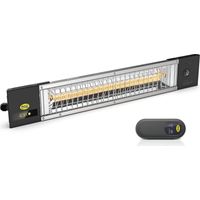 MO-EL PETALO 728CRC 1800W Lampada Riscaldatore Infrarossi Carbonio + Telecomando