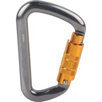 Automatischer, verriegelnder D-förmiger Kletterkarabiner für mehr Sicherheit in den Bergen