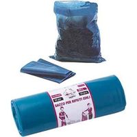 SACCHI PER RIFIUTI EDILI BLU 50x80 cm - Rot. 10 strappi in blister