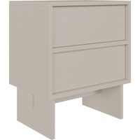Selsey Sanva - Nachttisch 2-schubladig, Kaschmir, 50 cm