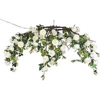 Cupido&Co. Lampadario Rose Bianche 144 LED D 1500 Mm Decorativo a Sospensione Elegante