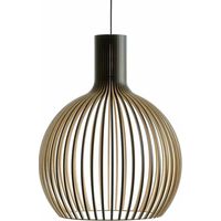 Lustre, suspension globe rond classique nordique, grande suspension en bambou tressé, lustre tressé pour îlot de cuisine ou table à manger, suspension de style bohème côtier pour salon - Diamètre 35 c