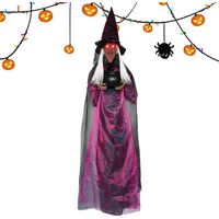 Witch Decor Schreiender Garten für Halloween Horror Figur