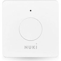 Nuki Opener: Serratura Elettronica Intelligente per Condomini con Controllo Smartphone, Richiede Nuki Bridge, Apriporta Automatico per Edifici Multifamiliari, Design Bianco, Soluzione Smart Home