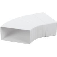 Horizontaler polygonaler 45°-Rohrbogen für 110x55mm-Rohr (airRoxy 7730)