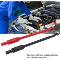 Multimeter-Prüfhaken mit Bohrerspitze J.30016, 2 Stück, mit 4-mm-Anschluss, Isoliernadel für Autoreparaturen