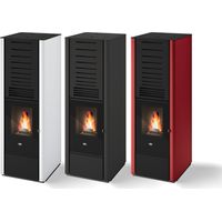 Stufa a pellet Eva Calor Karen 9,5 kW-Bianco - Weiß -