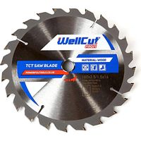 Lame de scie circulaire bois WELLCUT WP2418016 TCT 180x2.5/1.5- 40 dents