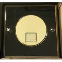 Arnould 271H41I09 - Complete RJ45 Europa mirror socket 75x75mm - chrome