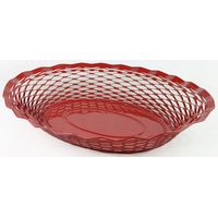 Corbeille à pain 25 x 18 cm Rouge - Vintages - ROGER ORFEVRE