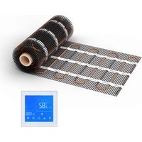 Chauffage au sol WARMON CLASSIC 150 W/m² avec thermostat MCS 450 tactile, blanc - 10 m²