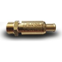 Soupape de sécurité en laiton 10 bar - G1/4 mâle - 1170 Nl/min Aircraft 2507210