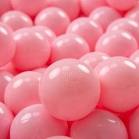 KiddyMoon Plastikbälle 7 cm puderrosa 300er-Set