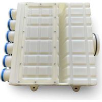 Zewotherm Lüftungsverteiler 12-Fach-Verteiler Lüftung LVS 12 x 63 / 160 mit Federsicherung 14040302