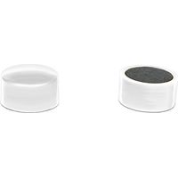 Aimants pour tableau blancs 10 mm - Blanc - 10 pièces